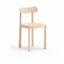 Jedálenská stolička v dekore jaseňa v prírodnej farbe Nara – Teulat