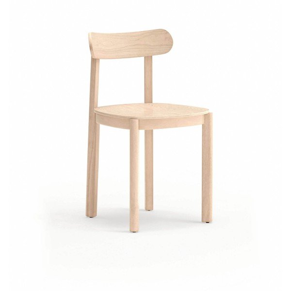 Jedálenská stolička v dekore jaseňa v prírodnej farbe Nara – Teulat