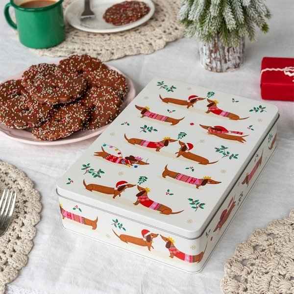 Potravinová škatuľka Festive Sausage Dog – Rex London-image-1