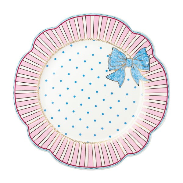 Porcelánový tanier  Bowie od Lisbeth Dahl, 24 cm, 4 ks-image-1