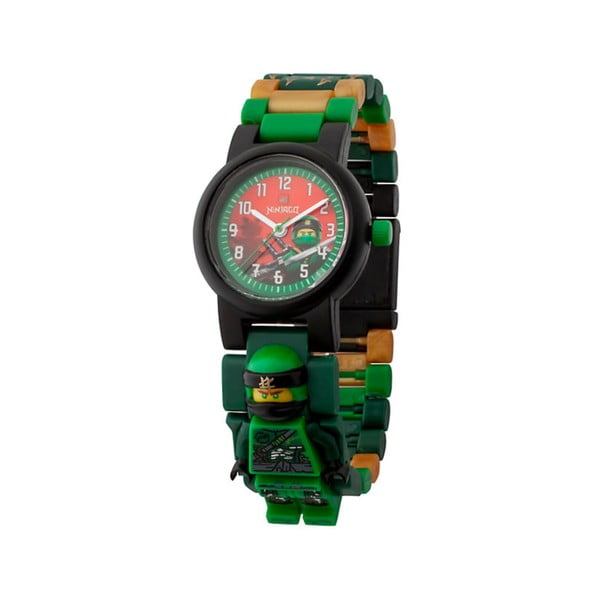 Zelené hodinky s figúrkou LEGO® Ninjago Lloyd