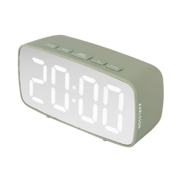 Svetlozelený digitálny budík - Karlsson-image-1