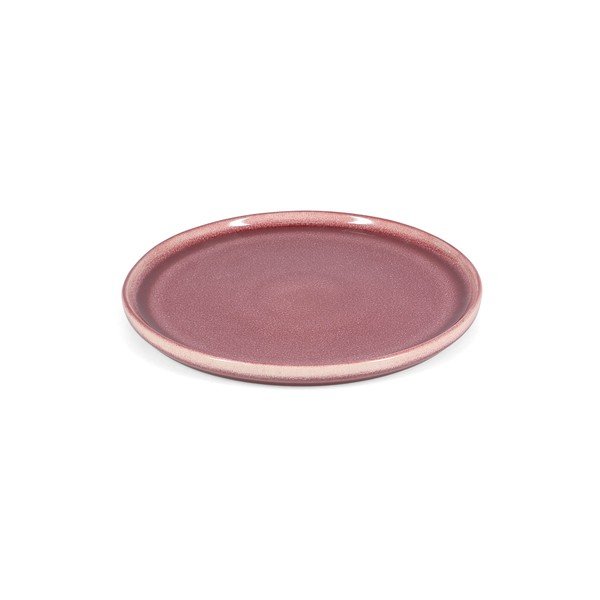 Vínovočervený kameninový tanier ø 22 cm Duna – ONA-image-3