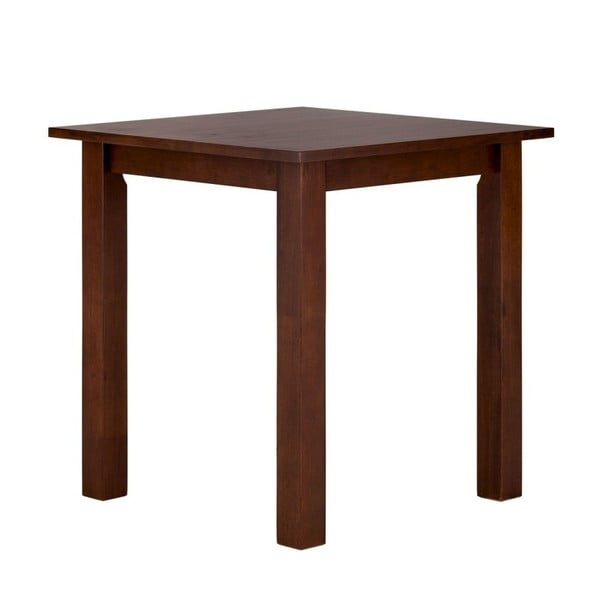 Jedálenský stôl z dreva z kaučukovníka SOB Milano, 70 x 70 cm