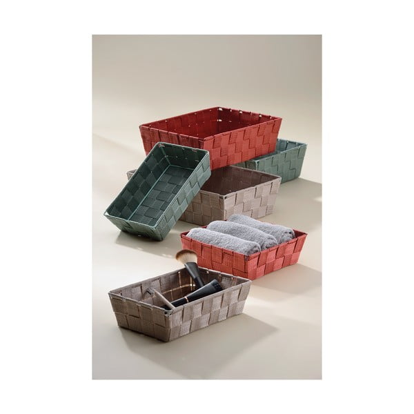 Sivý úložný košík Kela Alvaro, 23 x 15 cm-image-1