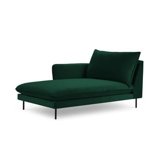Tmavozelená zamatová leňoška (ľavý roh) Vienna – Cosmopolitan Design