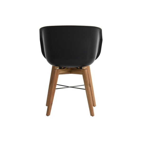 Čierne plastové záhradné stoličky v súprave 2 ks Amalia – Hartman-image-4