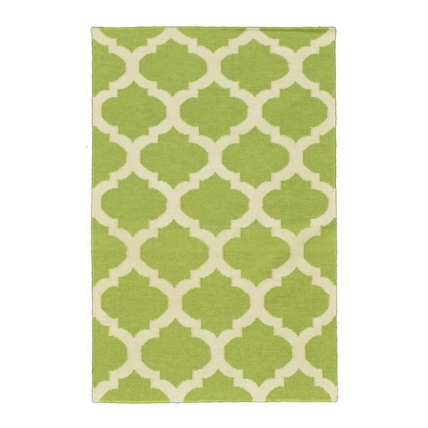 Ručne tkaný koberec Kilim JP 11212 Green, 90x150 cm