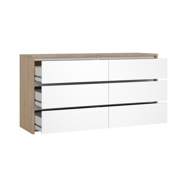 Biela komoda 157x84x48 cm Next – Tvilum-image-3