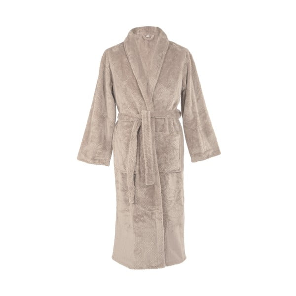 Taupe župan z mikroplyšu veľkosť S/M Pippa – Tiseco Home Studio