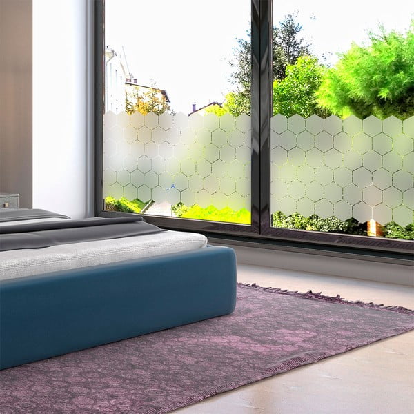 Súprava 50 matných nálepiek na sklo Ambiance Hexagon-image-3