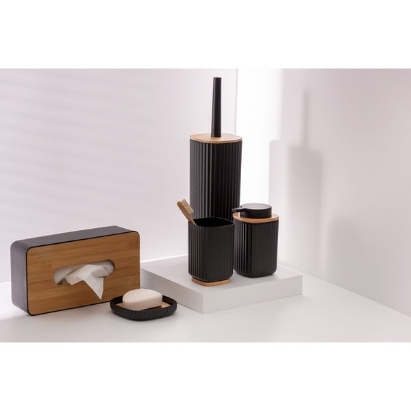 Čierna toaletná kefa Wenko Rotello-image-1