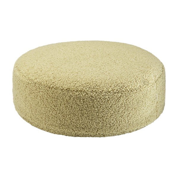 Zelený detský sedací vak z textílie buklé Round – Wigiwama