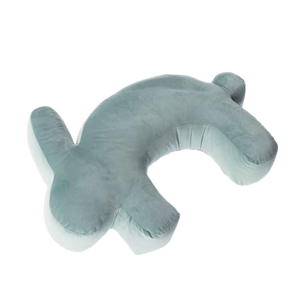 Dojčiaci vankúš v mentolovej farbe Velvet Bunny - Yellow Tipi-image-2