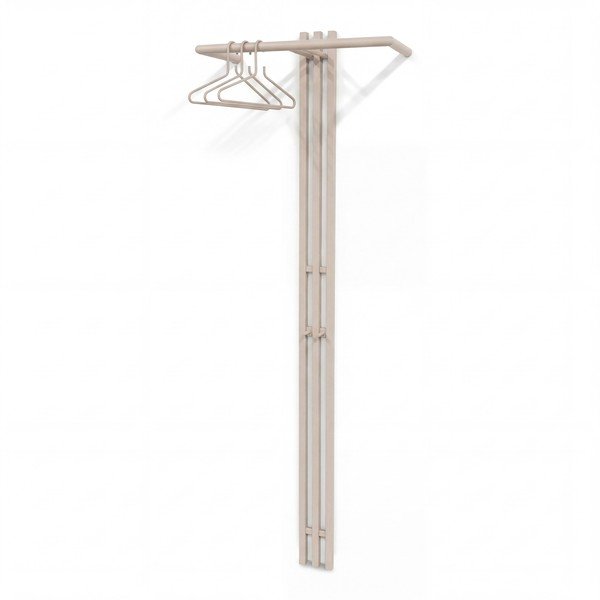 Taupe oceľový nástenný vešiak 65 cm Senza – Spinder Design-image-4