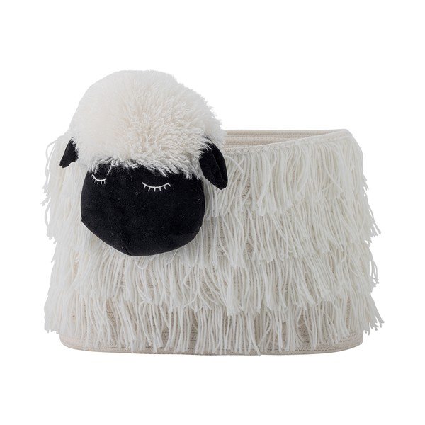 Biely látkový detský kôš na hračky 40x25x30 cm Dolly – Bloomingville Mini