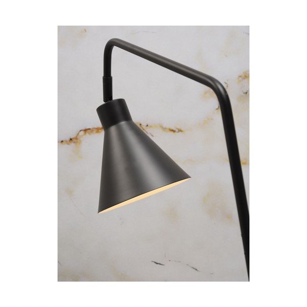 Čierna stolová lampa s kovovým tienidlom (výška 55 cm) Lyon – it's about RoMi-image-4