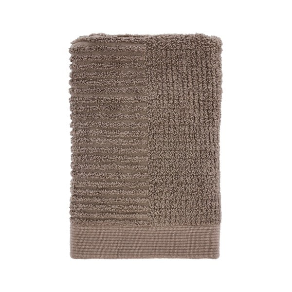 Taupe froté bavlnený uterák 50x70 cm Classic – Zone