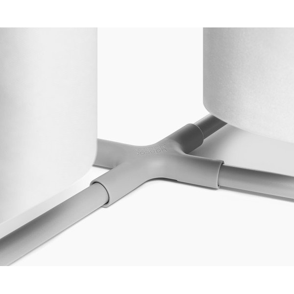 Svetlosivý látkový kôš na bielizeň 2x40 l Duo – Joseph Joseph-image-4