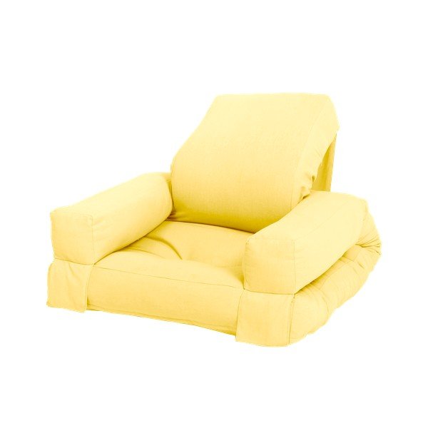 Detské rozkladacie kresielko Karup Design Mini Hippo Yellow-image-3