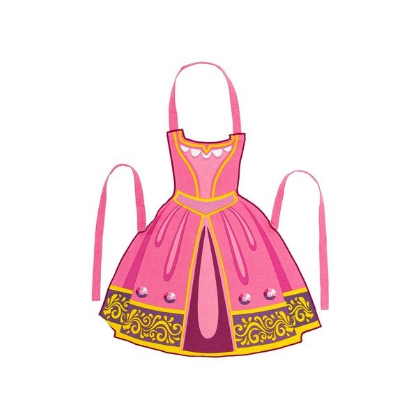 Detská zástera z recyklovanej bavlny Princess - Tiseco Home Studio