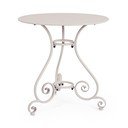 Oceľový okrúhly záhradný stolík ø 70 cm Etienne – Bizzotto