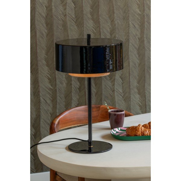 Čierna kovová stolová lampa (výška  50 cm) Grato Anillo – Leitmotiv-image-1