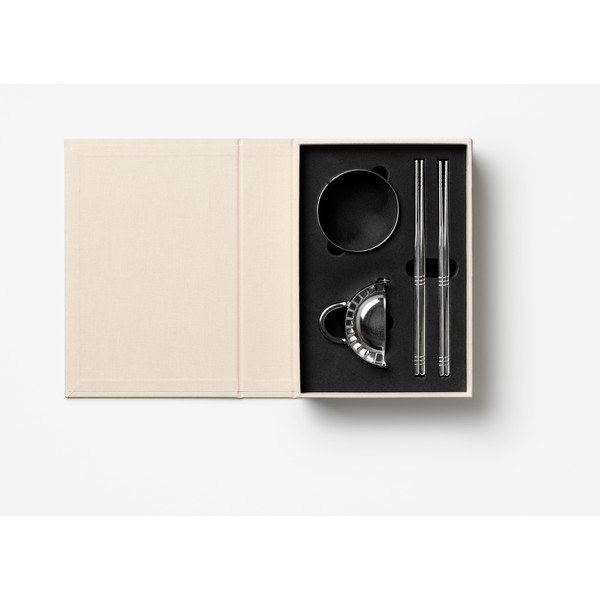 Béžové antikoro paličky v súprave pre 4 osoby The Essentials - Dumpling Tools – Printworks-image-2