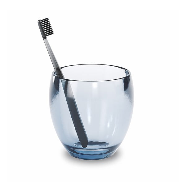 Modrý plastový téglik na zubné kefky Droplet - Umbra-image-2