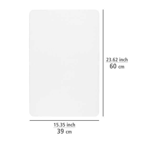 Biela kúpeľňová predložka z kremeliny 39x60 cm Simi – Wenko-image-4