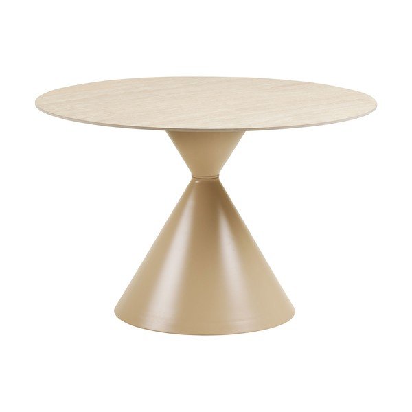 Okrúhly jedálenský stôl s keramickou doskou ø 120 cm Annecy – House Nordic-image-2