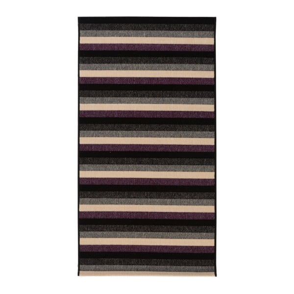 Tmavosivý koberec vhodný do exteriéru Veranda, 150 × 80 cm
