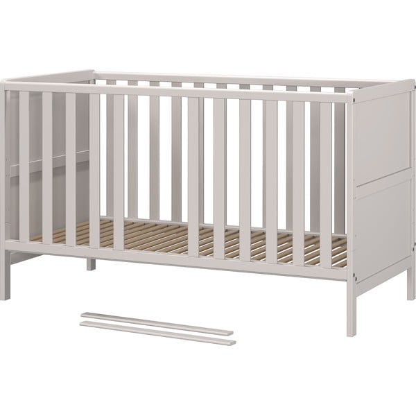 Krémová postieľka z masívneho dreva 70x140 cm Alkmaar – Germania-image-4