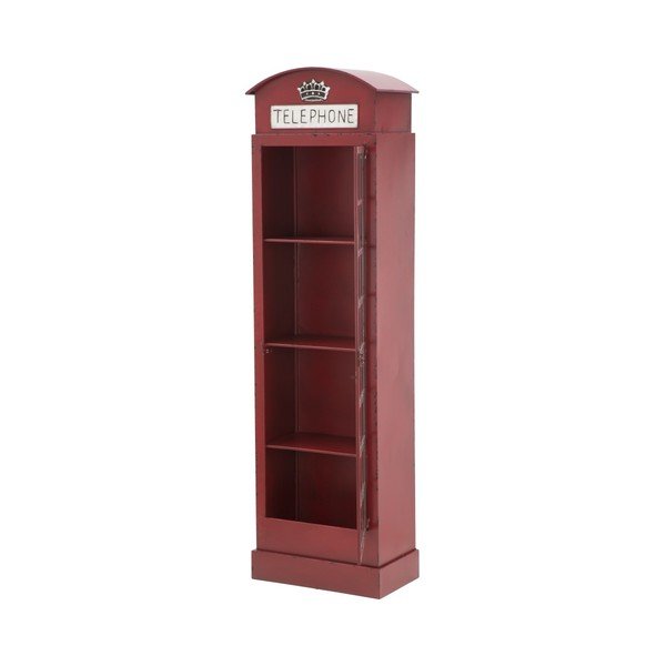 Červená železná vitrína Mauro Ferretti London Telephone Booth-image-2