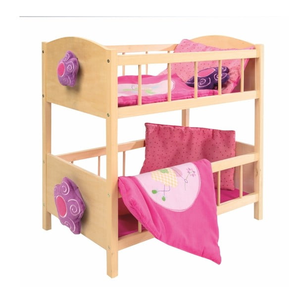 Poschodová posteľ pre bábiky Roba Kids Happy Fee