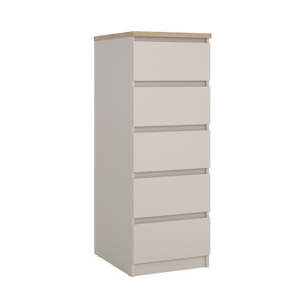 Krémovobiela komoda 40x111x50 cm Naia – Tvilum