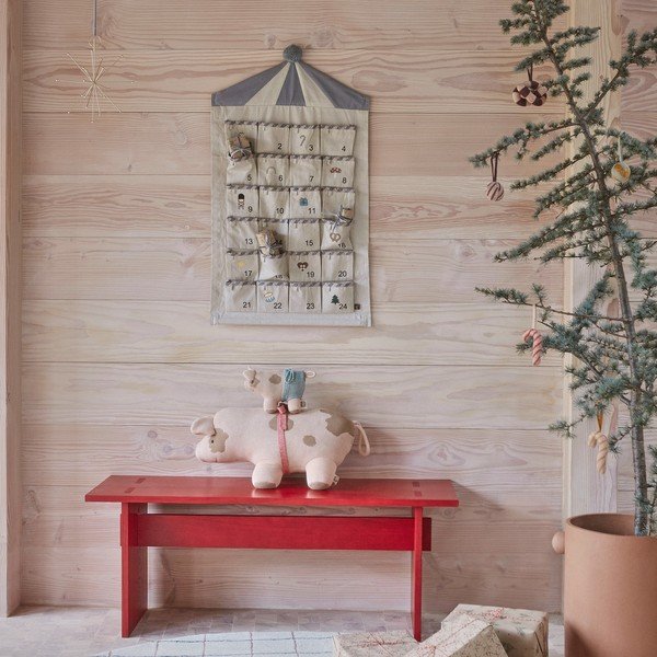 Červená drevená lavica Kotai – OYOY Living Design-image-3