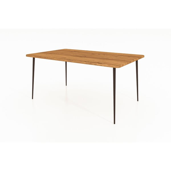 Jedálenský stôl z dubového dreva 200x90 cm Kula - The Beds-image-3