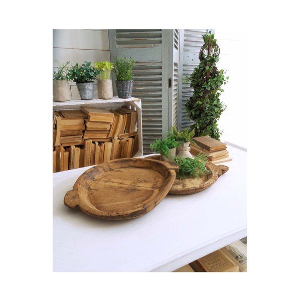 Set 2 drevených servírovacích tácok Orchidea Milano