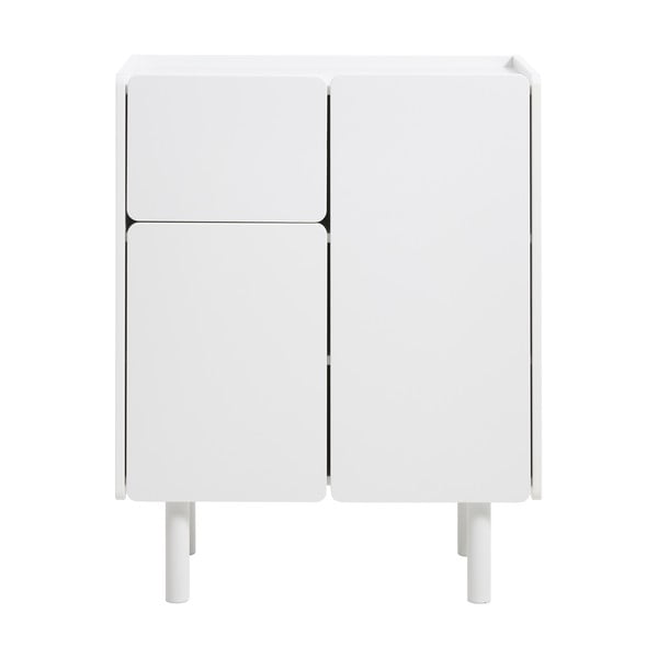Biela skrinka 80x100x40 cm Bera – Unique Furniture