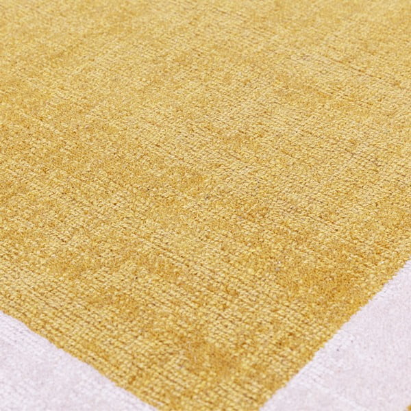 Okrovožltý ručne tkaný vlnený koberec 68x240 cm Albi – Asiatic Carpets-image-2