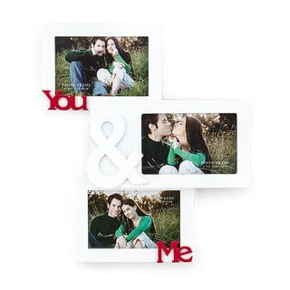 Drevený nástenný fotorámik Tomasucci You And Me, na fotografie 10 × 15 cm