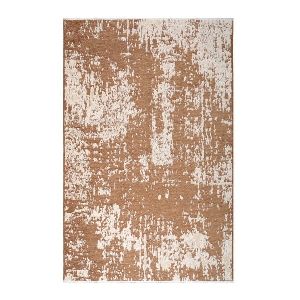 Obojstranný béžovo-hnedý koberec Vitaus Dinah, 77 x 200 cm