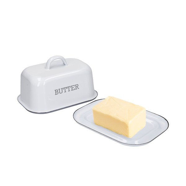 Smaltovaná dóza na maslo Kitchen Craft Living Nostalgia-image-4