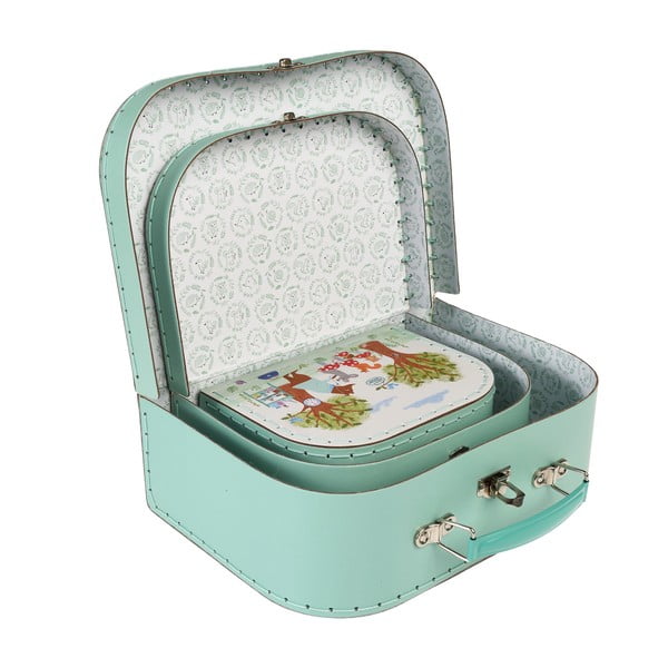 Kartónové detské organizéry na hračky v súprave 3 ks 21x28x8 cm Woodland Friends – Rex London-image-4