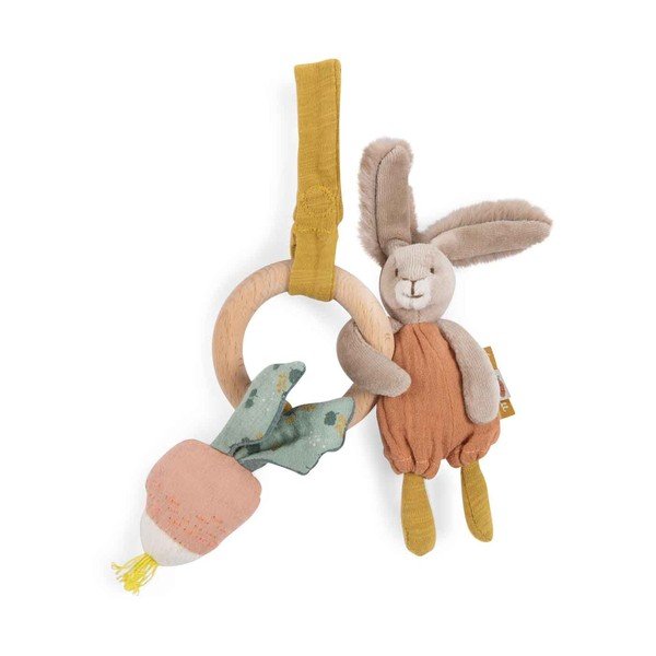 Hračka pre bábätko s hryzadlom Rabbit – Moulin Roty