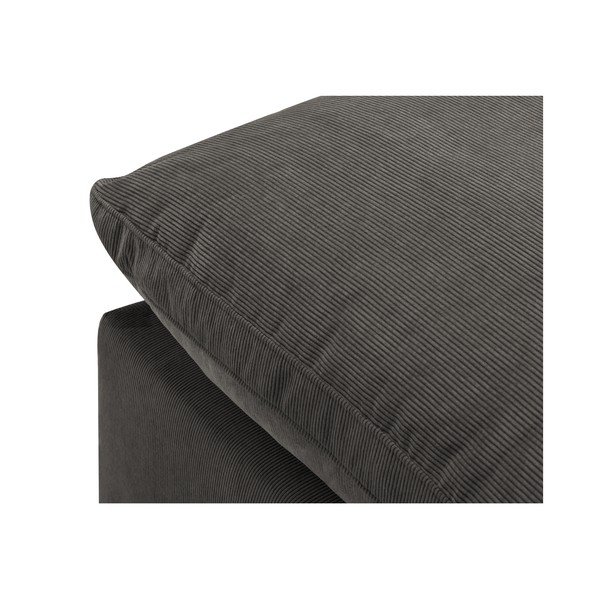 Tmavohnedá rohová časť modulárnej menčestrovej pohovky Windsor & Co Sofas Galaxy, pravý roh-image-4