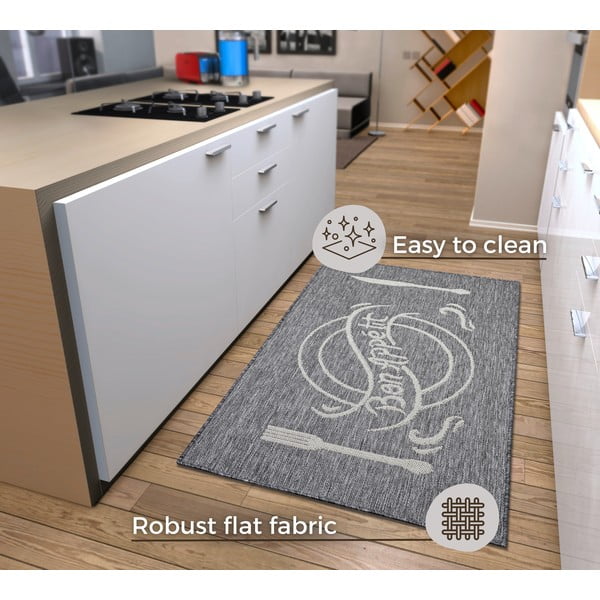 Sivobéžový koberec 92x150 cm Cucina – Hanse Home-image-4