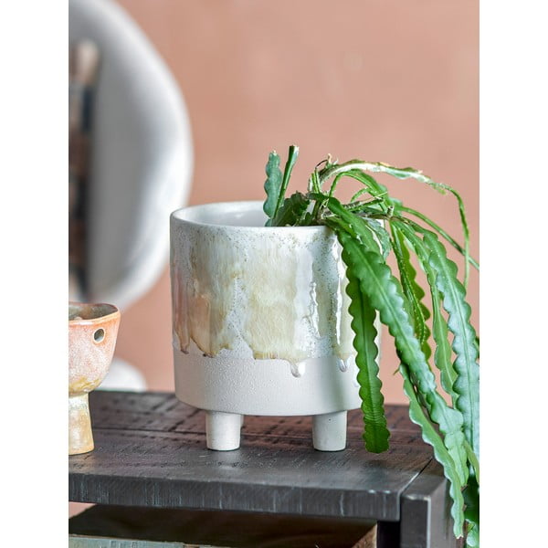 Kameninový obal na kvetináč ø 15,5 cm Imoa – Bloomingville-image-1