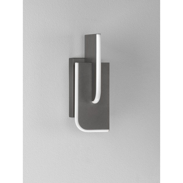 Svetlosivé kovové LED nástenné svietidlo so stmievačom Totem – Nova Luce-image-3